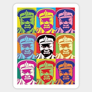 Idi Amin Dada Pop Art Superstar Sticker